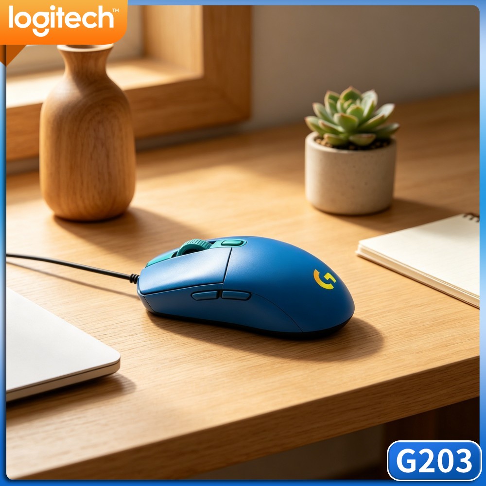 ماوس ألعاب لوجيتك G203 سلكي مع - مراجعة Logitech Mouse G203 وسعره