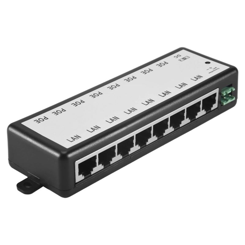 B03B-8 منافذ محول طاقة عبر الإ - مراجعة Power Over Ethernet وسعره